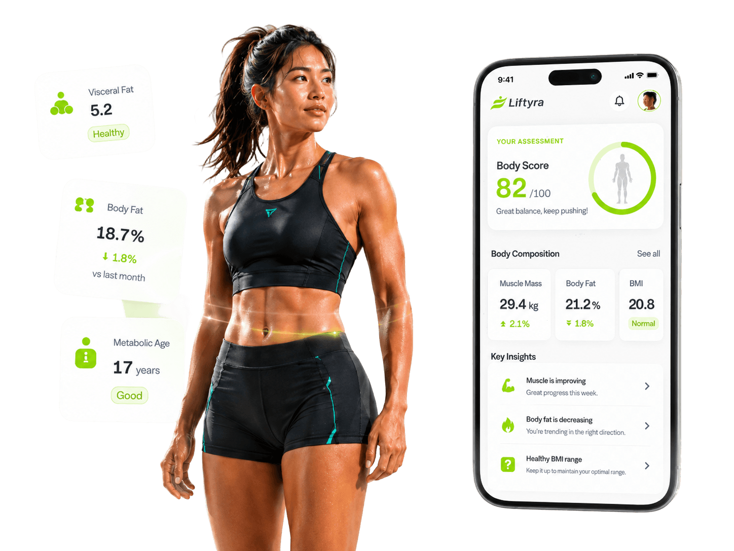 Liftyra body assessment preview